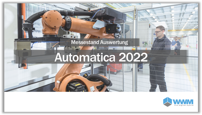 Kostenlose Messestand Auswertung zur Automatica 2022 downloaden