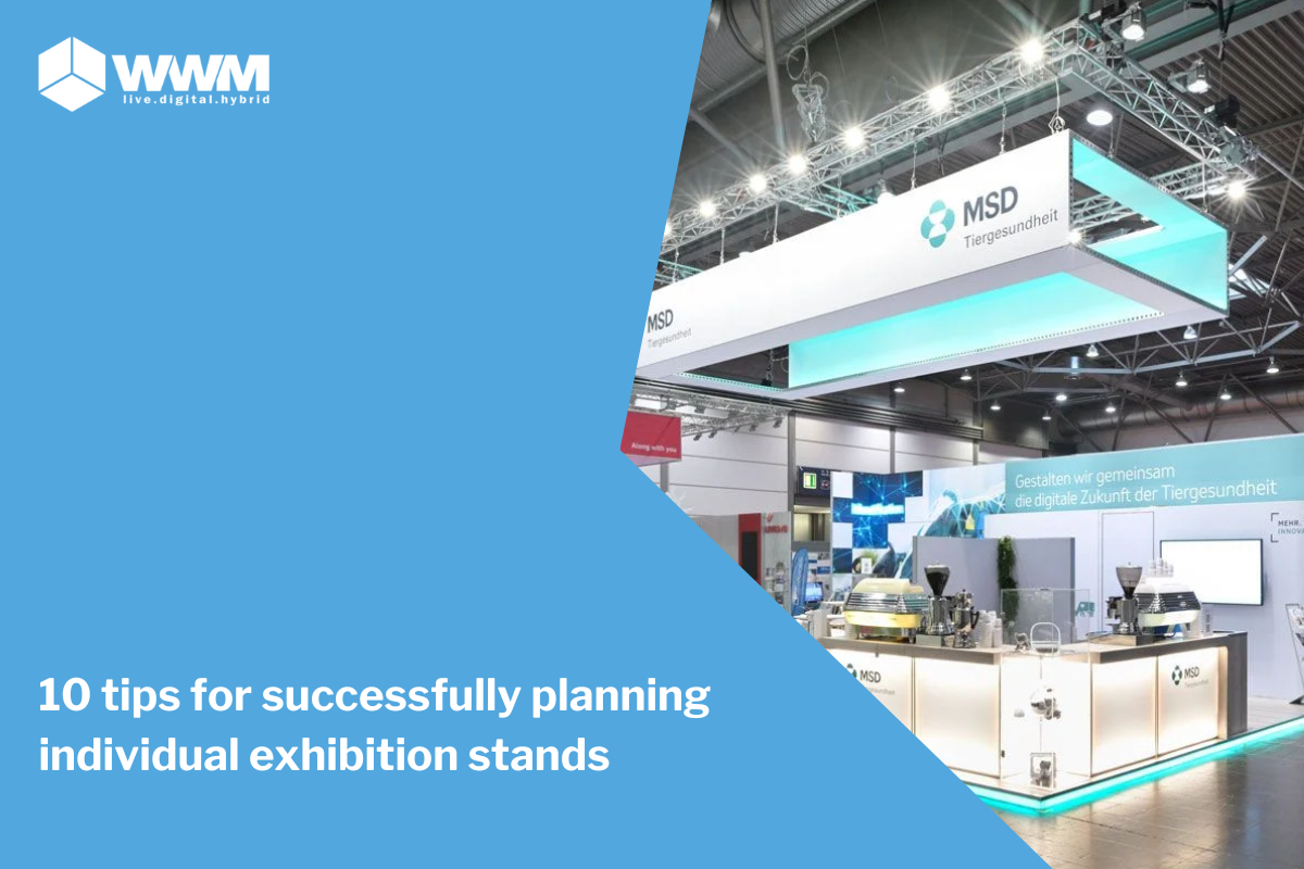 10 tips for successfully planning individual exhibition stands