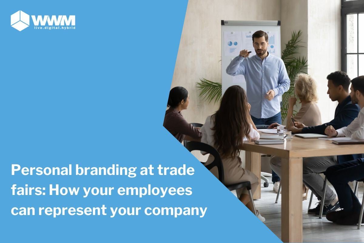 Cover picture-Personal branding at trade fairs: How your employees can represent your company