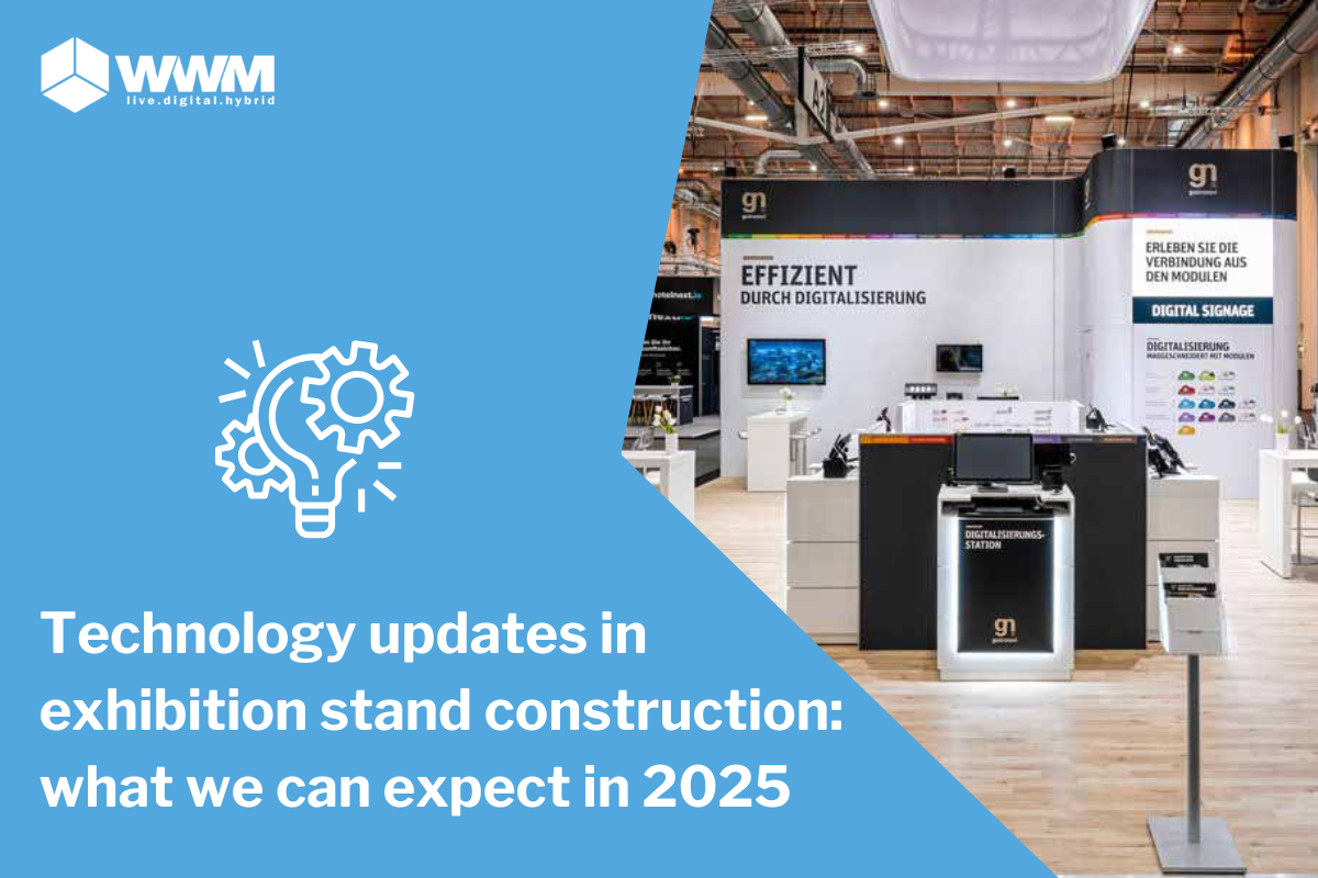 Technology updates in exhibition stand construction: what we can expect in 2025