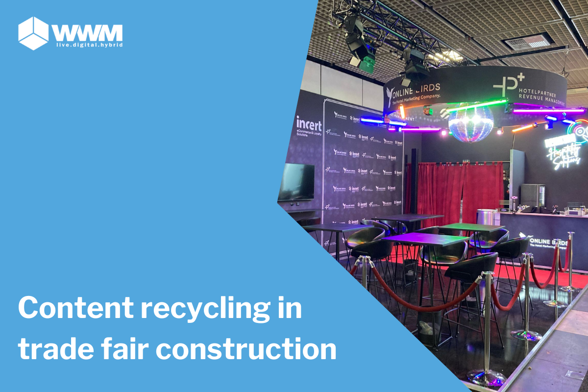 Content recycling in trade fair construction