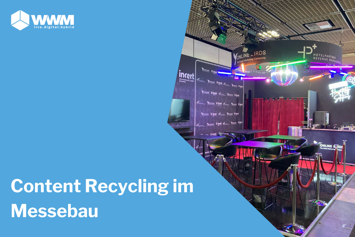 Content Recycling im Messebau