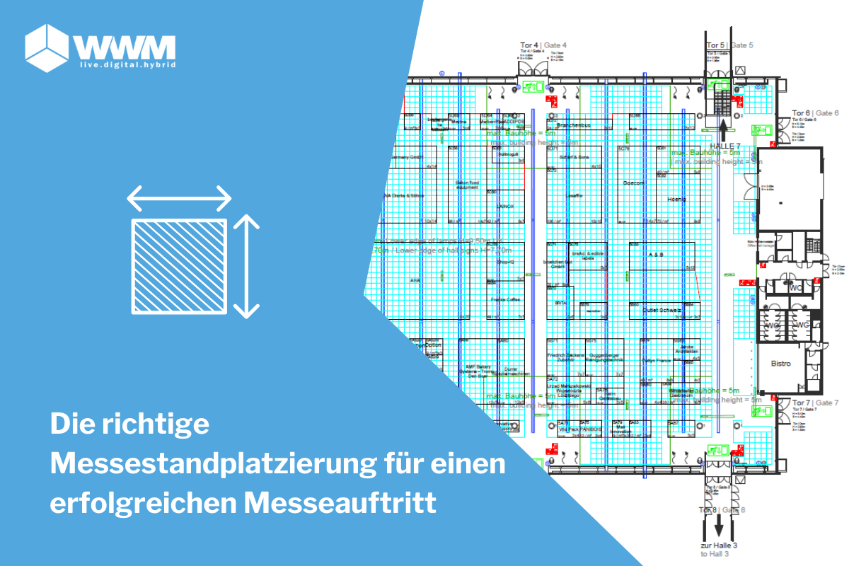 Die richtige Messestandplatzierung für einen erfolgreichen Messeauftritt